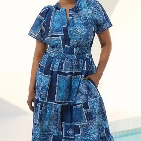 The Somerset Cotton Maxi Dress by Anthropologie - Picture 1 of 5